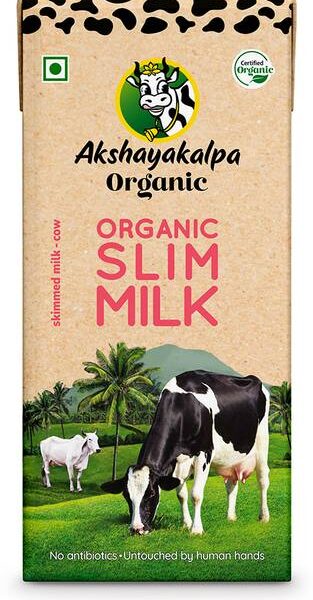 Akshayakalpa Organic Slim Milk UHT 1000ml