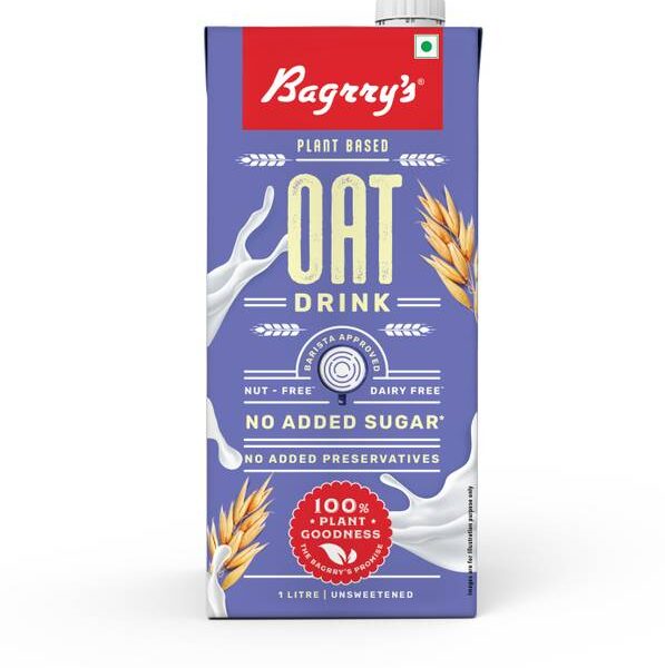 Bagrry's Plant based Oat Milk ,Creamy Classic,Unsweetne...