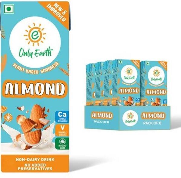 Only Earth Almond Drink Unsweetened Plant-Based Alterna...