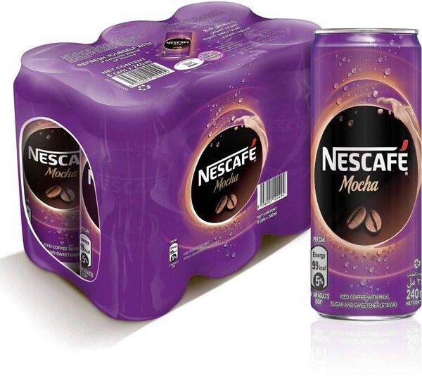 Nescafe Mocha Ready To Drink Chilled Cold Coffee Can