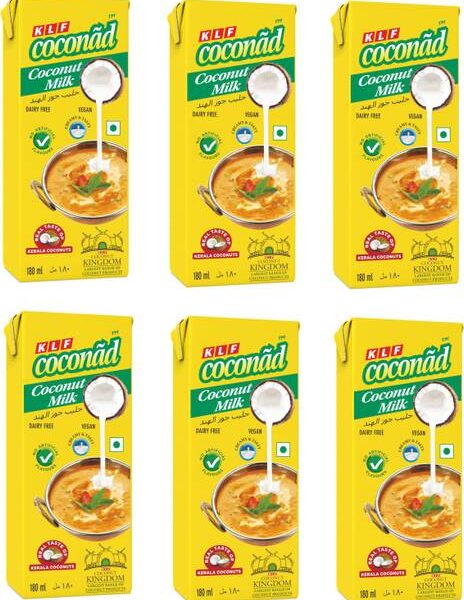 KLF coconad Coconut Milk 180 ML Pack of 6