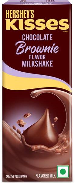 HERSHEY'S Kisses Chocolate Brownie Flavoured Milkshake