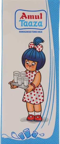 Amul Taaza Homogenised Toned Milk
