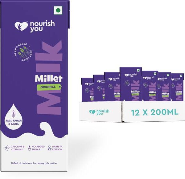 Nourish You Plant Based Millet Mlk With Goodness of Rag...