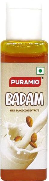 PURAMIO Milk Shake Mix|Concentrate- Badam, 30ml [For Mo...