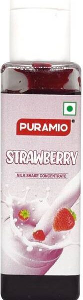 PURAMIO Milk Shake Mix|Concentrate- Strawberry, 30ml [F...