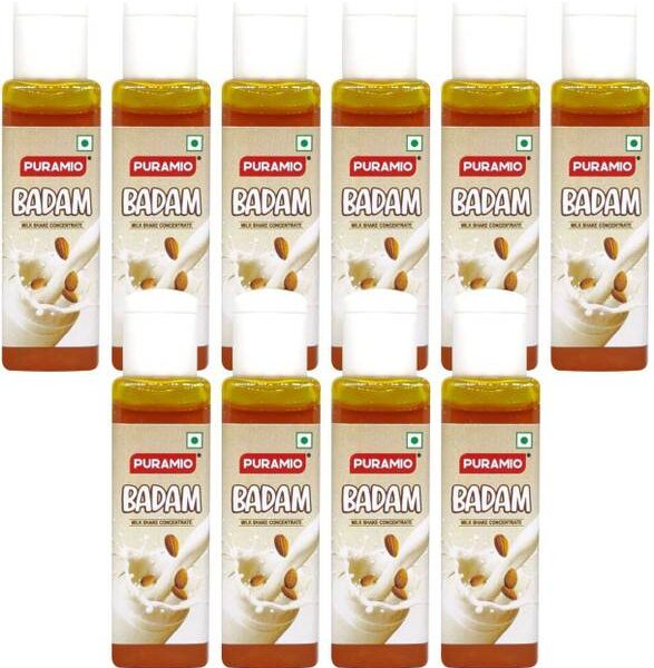 PURAMIO Milk Shake Mix | Concentrate- Badam, Each 30ml