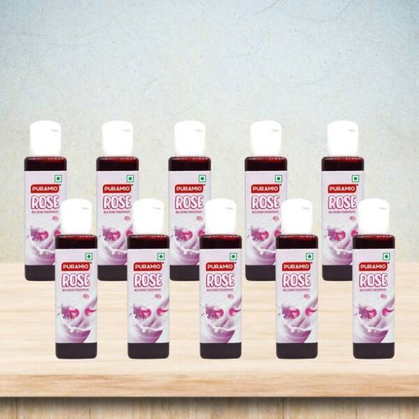 PURAMIO Milk Shake Mix | Concentrate- (Rose), 30ml Each...