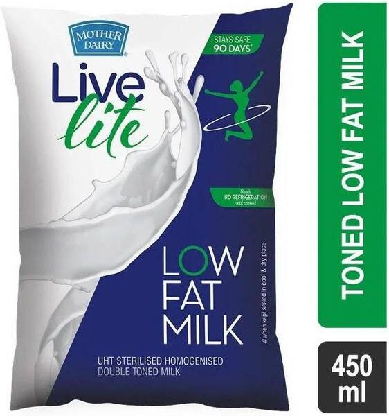 MOTHER DAIRY Live Lite Low Fat Milk