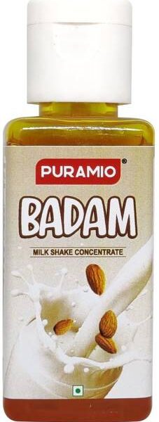 PURAMIO Milk Shake Mix|Concentrate- Badam, 50ml [For Mo...