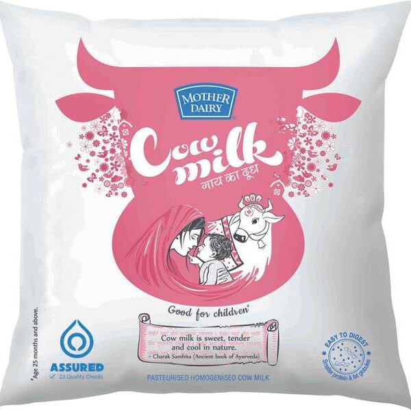 MOTHER DAIRY Pasteurised Homogenised Cow Milk