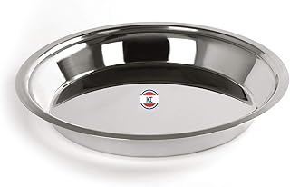 KC Stainless Steel Parat | Steel Parat for Dough Flour Kneading | Atta Parat Steel for Kitchen (30 CM)