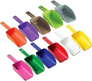 Myy Brand Multipurpose Kitchen and Pantry Plastic Scoops for Grain, Flour, Sugar (Pack of 4, Multicolor) (4)