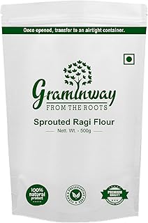 Graminway Sprouted Ragi Flour, 500 Grams