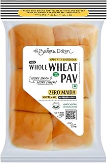 The Baker's Dozen Whole Wheat PAV Pack of 6 (240gm)