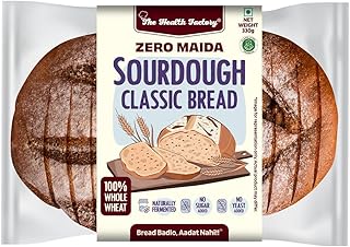 The Health Factory Sourdough Classic Bread Zero Maida,330 gm