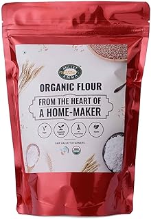 Millet Amma Organic Brown Rice Flour (Sona Masoori) | 2 Kg (500g x 4 Packs)