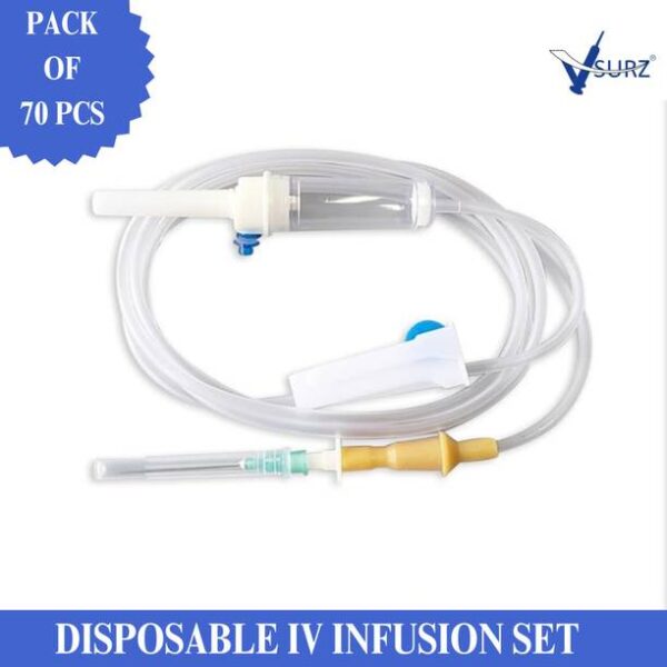 V SURZ IS-84 STERILE & DISPOSABLE IV INFUSION SET (70 P...