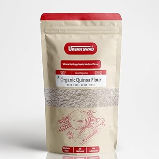 Organic Quinoa Flour – Gluten-Free, High Protein, Non-GMO, All-Purpose Baking Flour – Rich in Fiber & Nutrients – Vegan, Keto & Paleo Friendly