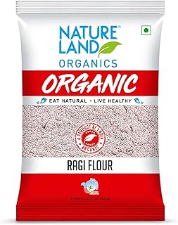 Natureland Organics Ragi Flour 500 Gm - Organic Flour