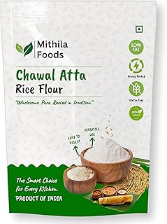 MITHILA FOODS 3 Kg Rice Atta | Gluten-Free Chawal Ka Atta | Stone-Ground for Soft Rotis, Pitha & Idiyappam | High Fibre & Easy to Digest | No Preservatives | Authentic Traditional Cultural Flavor from Bihar
