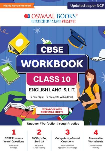 Oswaal NCERT & CBSE Pullout Worksheets Class 10 English...