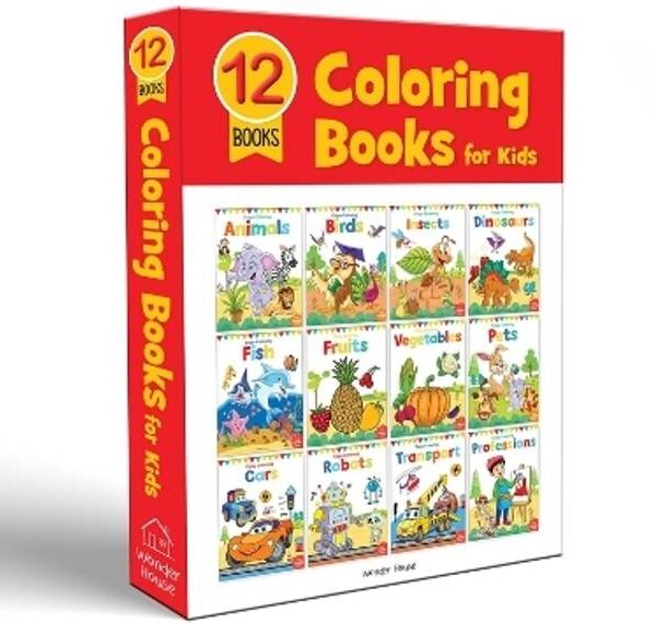 Colouring Books for Kids - By Miss & Chief