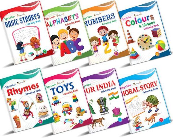 Colouring Books Collections for Early Learning by InIka...