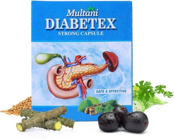 Multani Diabetex Strong Capsule |Ayurvedic Blood Sugar ...