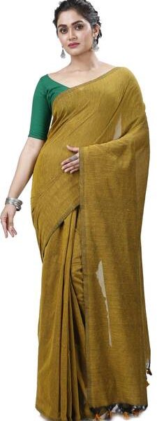 Embroidered Handloom Pure Cotton Saree