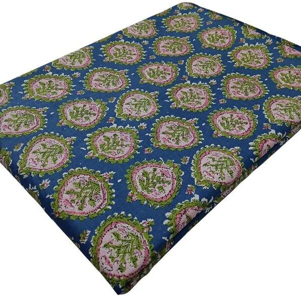 Unstitched Pure Cotton Multi-purpose Fabric Floral Prin...