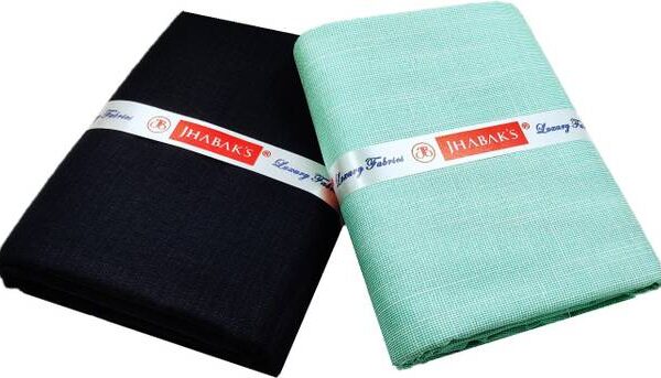 Unstitched Pure Cotton Shirt & Trouser Fabric Self Desi...