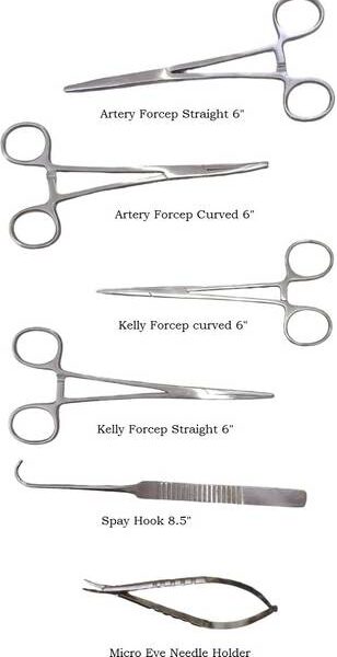 ARINEO Surgical Eye Kit Set (pack of 6 pcs Surgical Pli...