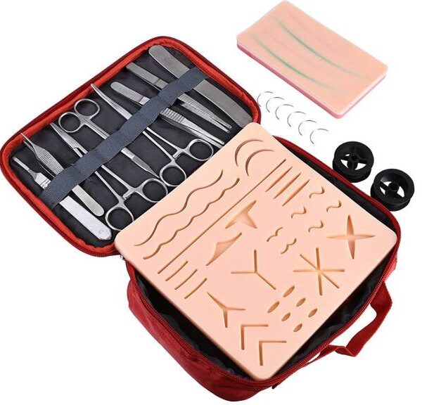 REVITI Suture Practice Kit Large Suturing Pad & Venipun...