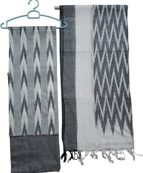 Unstitched Pure Cotton Salwar and Dupatta Material Self...
