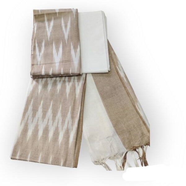Unstitched Crepe Suit Fabric Printed
